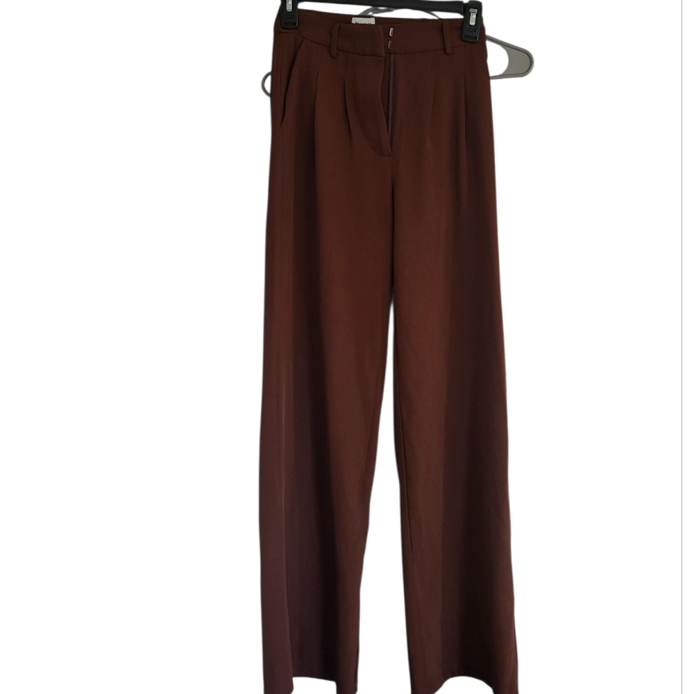 Princess Polly Brown Wide-Leg Pants